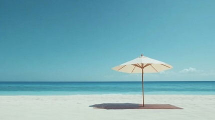 Fototapeta premium beach with umbrella