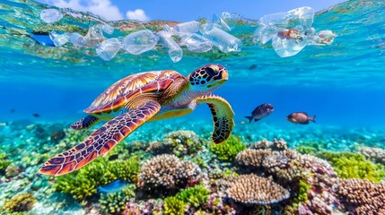 Recycling marine debris to raise awareness for sea turtle protection and wildlife conservation.