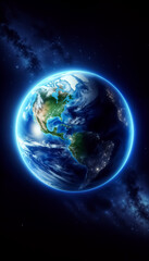 Fototapeta premium Earth in space