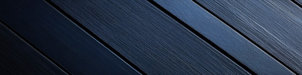 Dark blue background with diagonal stripes of metallic dark navy, a minimalist design, and sleek lines for an elegant touch.