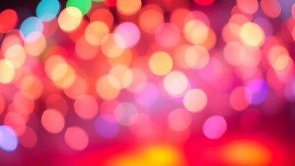Fototapeta premium Colorful Bokeh Lights Background