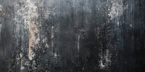 Dark gray concrete wall background with a grungy texture.