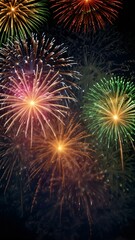 Fototapeta premium fireworks in the night sky