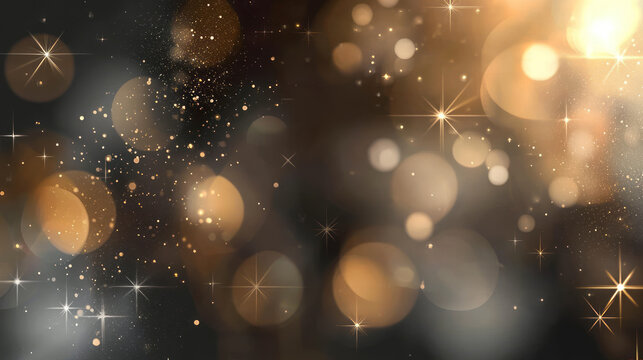 blurry christmas background with copy space
