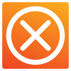 Obraz premium Close icon element for design