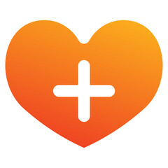 Obraz premium Heart icon element for design
