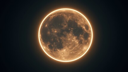 Fototapeta premium moon on white background