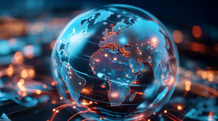 A company outsourcing global operations to different countries, focusing on cost efficiency, local talent, and logistics management.