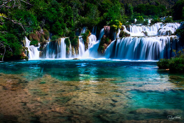 Waterfall Krka Croatia © Robert