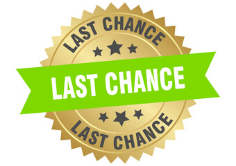 Obraz premium LAST CHANCE LABEL, SIGN