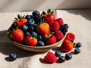 Obraz premium Berries- Healthy berries- Fruit berries