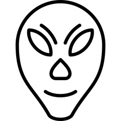Obraz premium Alien Icon