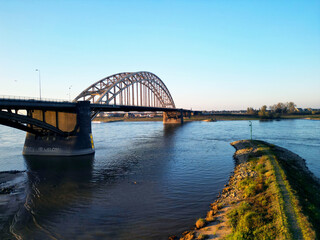 Obraz premium Historic Charm Meets Modern Life, Nijmegen Aerial View