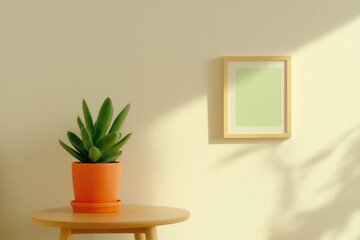 Framed photo on a bedside table, with a caption card reading "A Journey of Strength and Hope," symbolizing a survivor's story