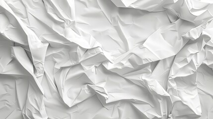Obraz premium White paper texture background crumpled 