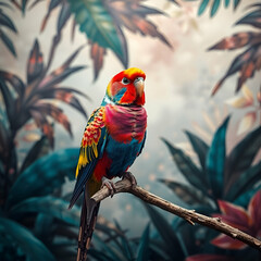 blue and yellow macaw