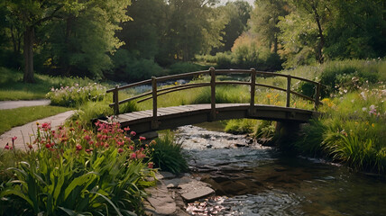 bridge in the park