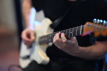 Guitarist Playing Guitar