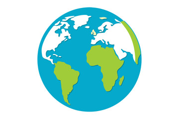 Fototapeta premium 3d world map illustration