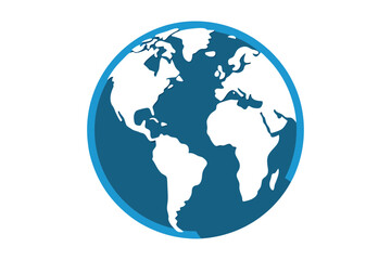 Obraz premium world map silhouette vector illustration on white background