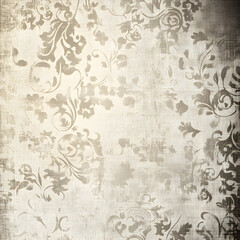 Fototapeta premium vintage silver floral background