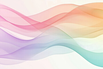 A soft abstract background featuring dreamy pastel waves in motion, transitioning seamlessly between colors.