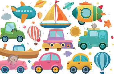 Obraz premium pattern with toys