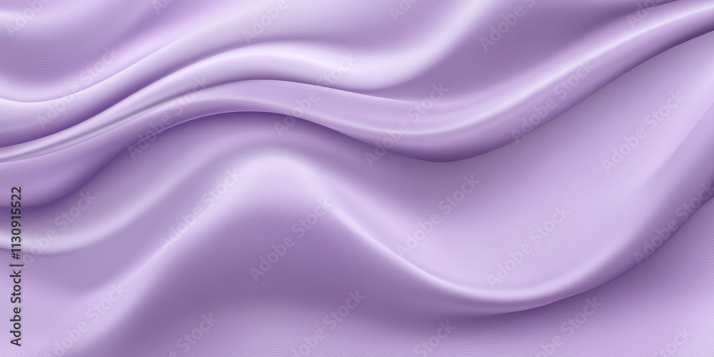 Wall mural subtle lavender background with a smooth wave pattern. light gray textures gently curve and bend, cr