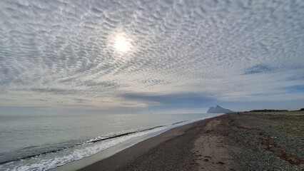 sunset and sunrise on gibraltar 
