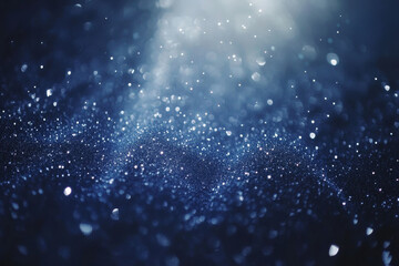 Obraz premium A mesmerizing stars background with countless sparkling white stars scattered across a deep midnight blue sky, creating a dreamy celestial vibe.