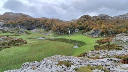 landscape with sky and clouds