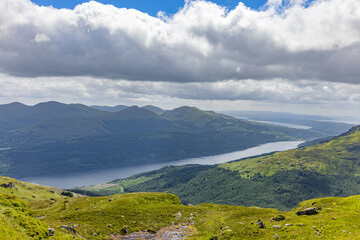 Loch Long, Arrochar, Scotland, seen from The Brack, Arrochar Akps