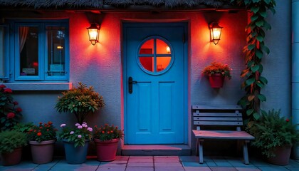 Fototapeta premium Door. The best image for inspiration on the latest trends in current seasonal designs.