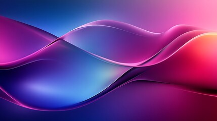 Vibrant Abstract Wave Background - Dynamic Flowing Gradient Design with Colorful Waves, Smooth Lines, and Fluid Motion - Perfect for Digital Wallpaper, Modern Art, and Stock Image Use