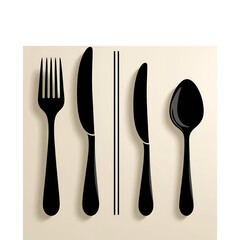 fork spoon and knife