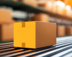Modernized logistics with automated sorting systems processing packages at lightning speed