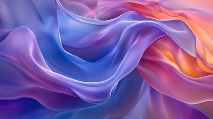 Obraz premium Vibrant Abstract Wave Background - Dynamic Flowing Gradient Design with Colorful Waves, Smooth Lines, and Fluid Motion - Perfect for Digital Wallpaper, Modern Art, and Stock Image Use