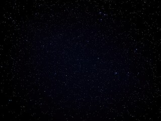 Night sky filled with twinkling stars against a dark background, astronomy, starry night