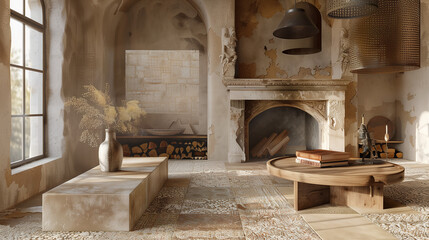 Moodboard Tascany living room interior