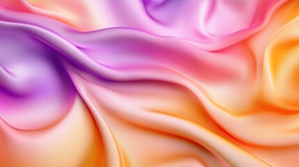 Obraz premium Soft Silk Fabric Texture with Gradient Shades of Pink and Purple