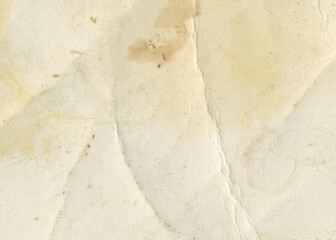 old paper texture. Rough crumpled beige paper grunge background. 