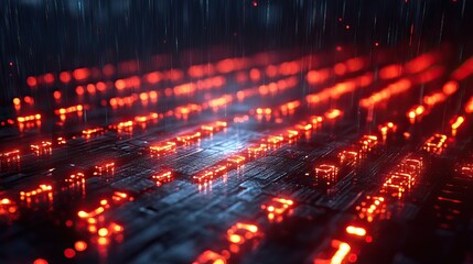 Cyber security data protection and privacy for a corporate electronic server with an abstract background