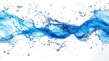 Dynamic Water Wave Background Mix - Crystal Clear Splashes, Fluid Motion, and Ocean Wave Patterns for Digital Wallpaper and Stock Use