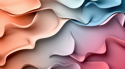 Obraz premium Abstract gradient background with soft pastel tones digital art design abstract modern aesthetic artistic perspective visual serenity