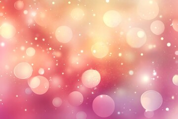 Obraz premium Dazzling Rose Gold Glitter Abstract Backdrop with Soft Bokeh Effects for Valentine s Day Designs