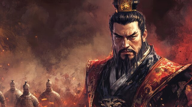 Qin Shi Huang Chinese emperor, ruler of the Qin dynasty, politician of the Middle Kingdom, builder of the terracotta army.