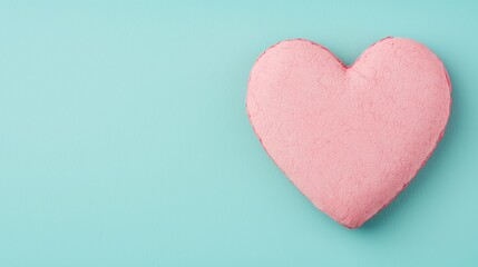 Fototapeta premium Valentine's Day Celebration Heart-Shaped Macaron Sweet Treats Romantic Setting Close-Up View Love Concept