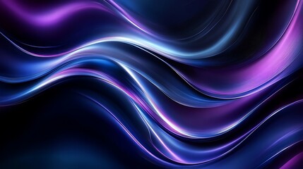 Fototapeta premium Vibrant Gradient Wave Backgrounds - Abstract Fluid Patterns in Purple, Pink, and Blue Tones for Stock Imagery and Digital Designs