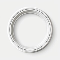 Obraz premium equilibrium, oval sticker, border, white without background