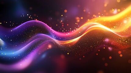 Fototapeta premium Vibrant Gradient Wave Backgrounds - Abstract Fluid Patterns in Purple, Pink, and Blue Tones for Stock Imagery and Digital Designs